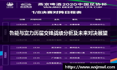 鲁能与富力历届交锋战绩分析及未来对决展望